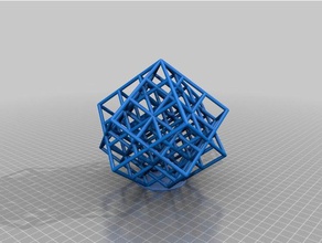 mi personalizados de celosía cubo la tortura prueba matemáticas art personalizado 3d print model - Mito3D