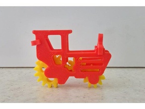 traktor La impresión en 3d 3d print model - Mito3D