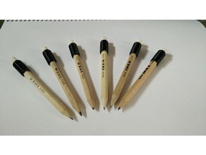 ikea pencil eraser holder office 3d print model - Mito3D