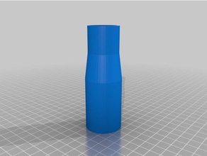 il mio personalizzato tubo di aspirazione adattatore strumenti su misura 3d print model - Mito3D