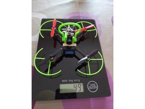 hubsan x4 alternate frame elica di guardia r c i veicoli fotogramma telaio quadcopter 3d print model - Mito3D
