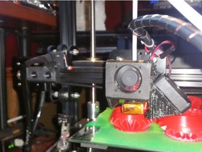 tronxy x3 30mm fan shroud active cooling 3d printer parts 3d print model - Mito3D