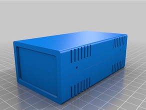 caso debido + ethernet la electrónica personalizado 3d print model - Mito3D