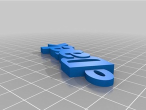meine angepasste iamburny text - darek1 Organisation kundengebundene 3d print model - Mito3D