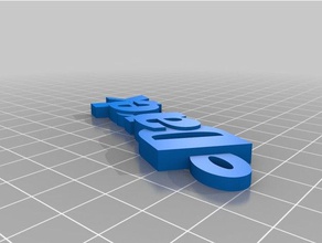 meine angepasste iamburny text - darek2 Organisation kundengebundene 3d print model - Mito3D