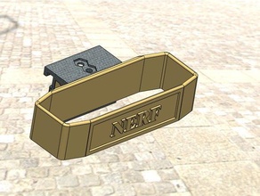 clip holder nerf gun toy & game accessories 3d print model - Mito3D