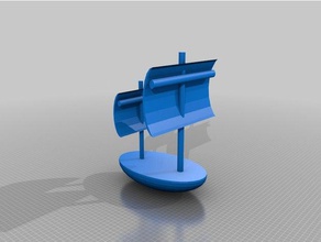 basic ship non-commercial vehicles 3d print model - Mito3D