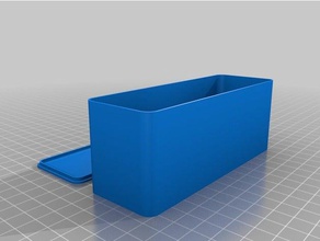 meine angepasste abgerundete box 2 Container kundengebundene 3d print model - Mito3D
