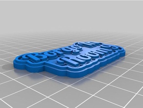 borgo targa9 keychains customized 3d print model - Mito3D