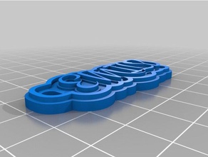 emily keychain keychains customized 3d print model - Mito3D