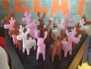 reindeer sculptures 3d print model - Mito3D