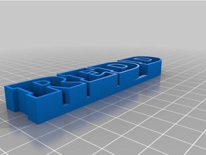 mi texto personalizado de almacenamiento las esculturas 3d print model - Mito3D