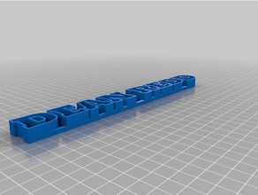 meine angepassten text storagevbcvb Skulpturen kundengebundene 3d print model - Mito3D