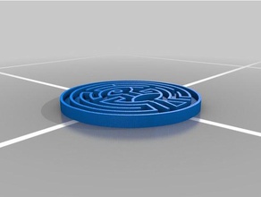 labirinto inspirado quebra-cabeças hbo westworld 3d print model - Mito3D