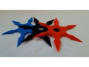 ninja yıldızı atma oyuncaklar ve oyunlar 3d print model - Mito3D