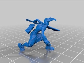 ekko modelli league lega leggende in miniatura modello progetto 3d print model - Mito3D