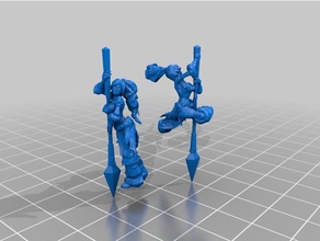 nidalee modelli danza league lega leggende in miniatura modello 3d print model - Mito3D