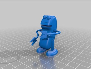 fasulye bot model robotlar eğlenceli bir robot 3d print model - Mito3D