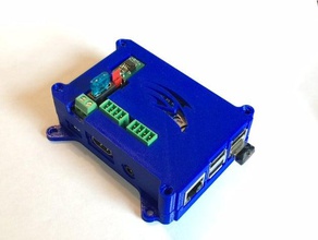 falcon logo pihat cases electronics fpp raspberry pi case 3d print model - Mito3D