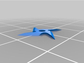 estrella ninja shuriken La impresión en 3d 3d print model - Mito3D