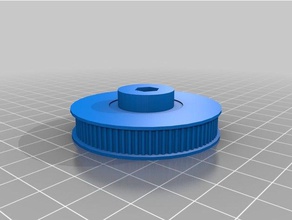 gt2 86 teeth gear pulley m5 nut 3d printing 3d print model - Mito3D