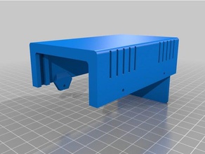 caixa de 100mmx60mx60mmx3mm superior eletrônica personalizado 3d print model - Mito3D
