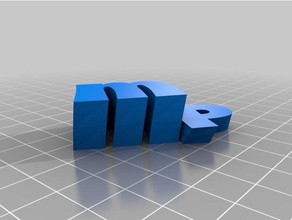 a mp organização personalizado 3d print model - Mito3D
