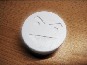 evil grin box Container böse komisch grins Magnete neodym thread 3d print model - Mito3D
