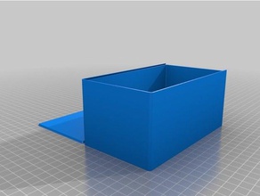 mi personalizados paramétrico cuadro de tapa deslizante portaherramientas y cajas personalizado 3d print model - Mito3D
