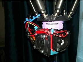 hotend montado sensor piezoeléctrico z-sonda alfa Impresora 3d de las piezas 3d print model - Mito3D