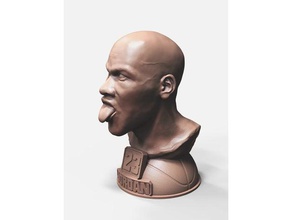 jordan busto esculturas basquete nba 3d print model - Mito3D