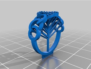 chanel-logo-ring - Schmuck-3d-Modell Schmuck dlp jewelry3dmarket ring sla 3d print model - Mito3D