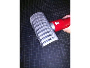 nfurminator - se adapta a dyson vacío el pelo de las mascotas la boquilla los hogares aspiradora adaptador 3d print model - Mito3D