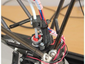 robotdigg Endeffektor kossel Zugentlastung 3d-Drucker Teile die Kabelführung Kabel-Halter 3d print model - Mito3D