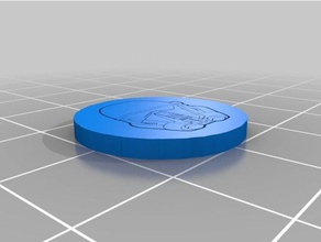 death trooper coin coins & badges star wars 3d print model - Mito3D
