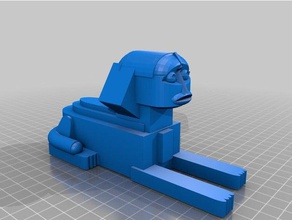 große sphinx 3d-drucken 3d print model - Mito3D