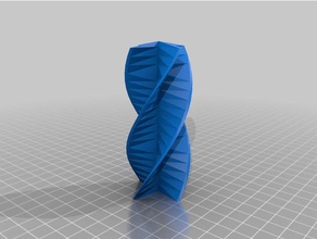 twister matematik sanatı bükülmüş 3d print model - Mito3D