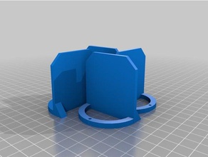 kleine push-pin-Regal action-Figuren pop-vinyls mehr 3d-drucken 3d print model - Mito3D