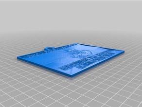 mème lithopane 2d art personnalisé 3d print model - Mito3D