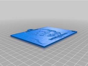 2 mem lithopane 2d sanat özelleştirilmiş 3d print model - Mito3D