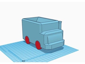 stampa luogo di dump truck i veicoli 3d print model - Mito3D