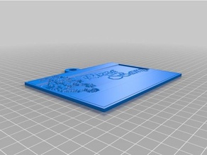 il mio personalizzato lithopane bagno 2d art su misura 3d print model - Mito3D