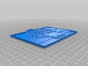 il mio personalizzato pes-inverti 2d art su misura 3d print model - Mito3D