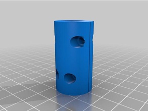 kupplung paso a gewindestange 5 auf 12 mm 40 lang Impresora 3d de las piezas personalizado 3d print model - Mito3D