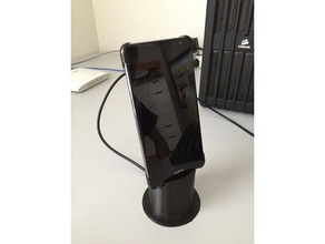 usb-c smartphone dock Handy Kabel Halter huawei mate 9 Telefon smartphone-Halter usb 3d print model - Mito3D