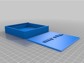 mi personalizados ronda de la tapa caja los contenedores personalizado 3d print model - Mito3D