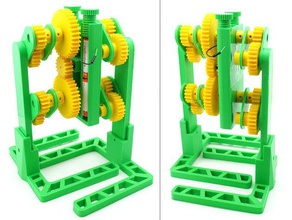 la marche des engins de robot jouets mécaniques bot les engrenages en développante cercle planétaire le à pied 3d print model - Mito3D