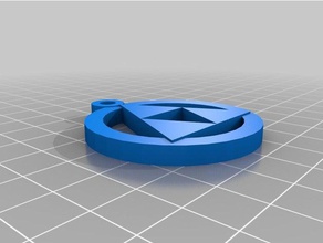 triforce Anahtarlık 3d print model - Mito3D