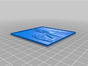 meine angepasste lithophane jason 2d-Kunst kundengebundene 3d print model - Mito3D