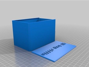 22 lr boîte personnalisée les conteneurs personnalisé 3d print model - Mito3D